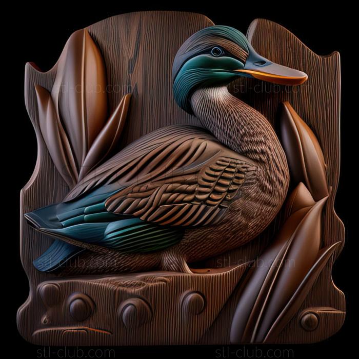 3D model st mallard (STL)